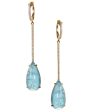 Aquamarine Statement Earrings Online Hot Sale