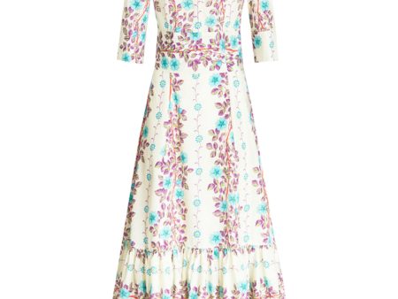 Bianco Stampa Print Maxi Dress on Sale