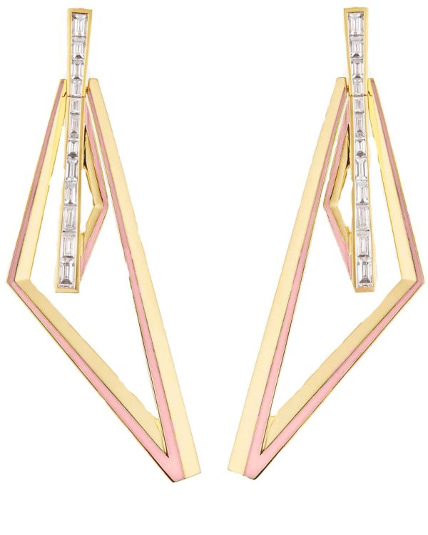 Vertigo Obtuse Hoop Earrings Online