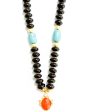 Black Onyx Turquoise Cobra Necklace Fashion