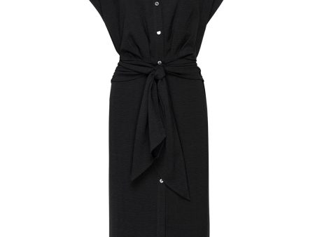 Black Onyx Belted Setia Dress on Sale