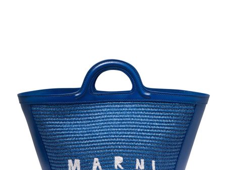 Tropicalia Logo Tote in Blue For Cheap