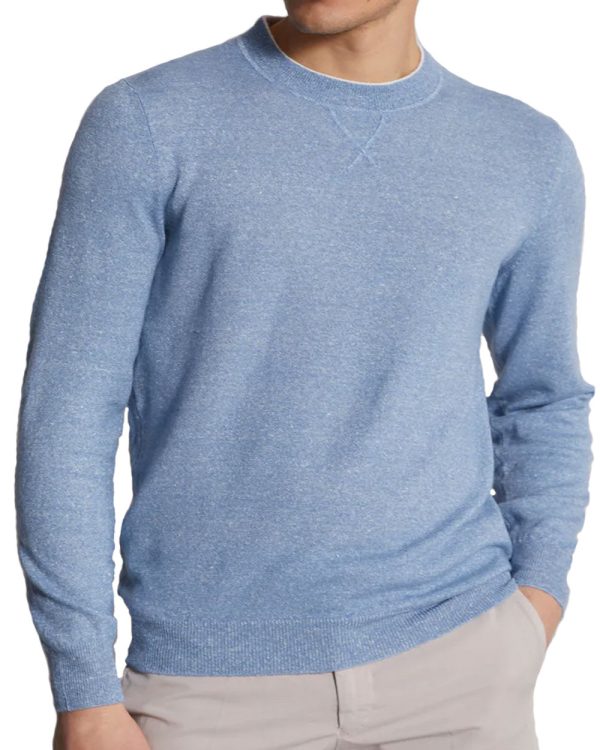 Blue Bicolor Sweater Online Sale