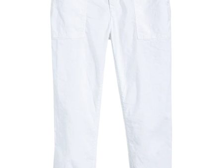 White Linen Jameson Utility Jogger Online Sale