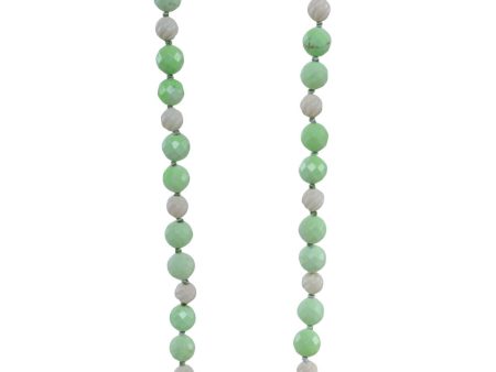 Vermeil Pale Chryso & Ivory Twist Bead Necklace Hot on Sale