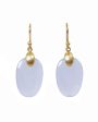 Blue Chalcedony Small Chip Earrings Online Sale