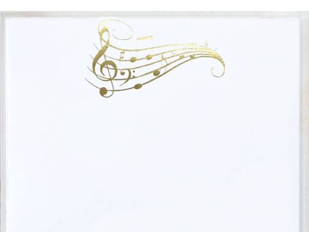 Music Note Luxe Note Pad Online now