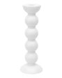 Tall White Bobbin Candle Stick Discount