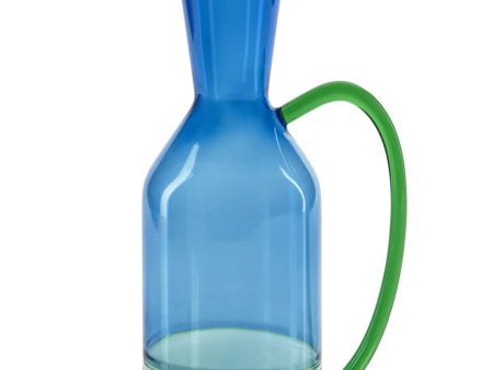 Riviera Two-Tone Glass Pitcher on Sale