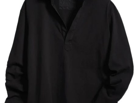 Black Patrick Popover Henley Discount