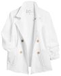 White Belfast English Peacoat Sale