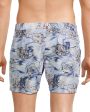 Blue Watercolor Swim Short Discount