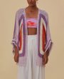 Sunset Crochet Kimono Fashion