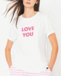 The White Modern Love Tee Online now