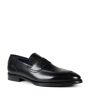 Aviono Leather Dress Loafer in Nero Online Hot Sale