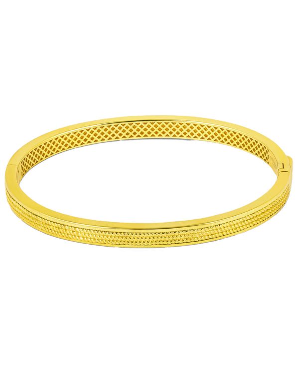 Yellow Gold Plated Bangle For Cheap