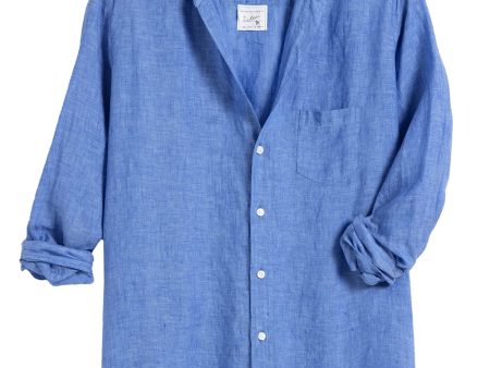 Blue Eileen Button Up Shirt Online Sale