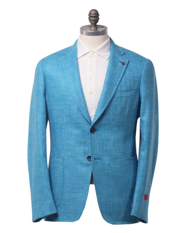 Sky Blue Brushed Capri Sportcoat For Discount