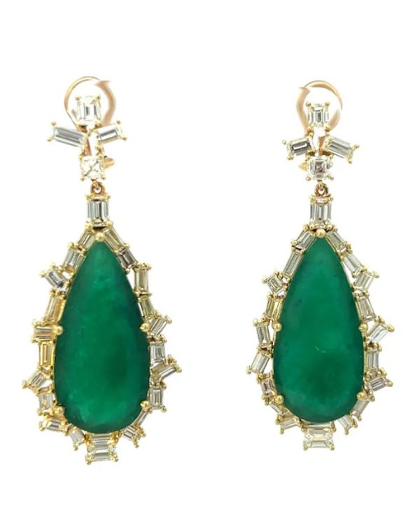 Zambian Emerald Earrings For Discount