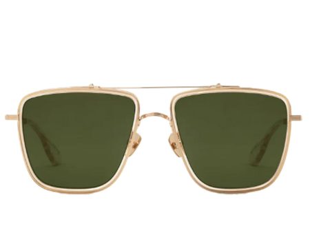 Vail Polarzied Sunglasses in 18K Haze on Sale