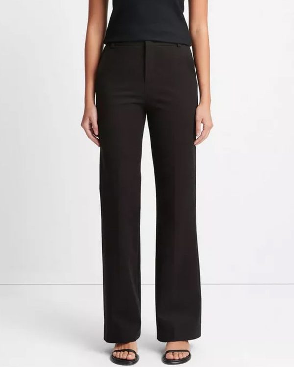 Black Stretch Bootcut Trouser Online