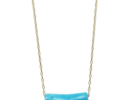 Turquoise Etruscan Bead Necklace Online now