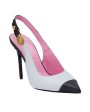 Two-Tone Eva Pump in Black and White For Sale