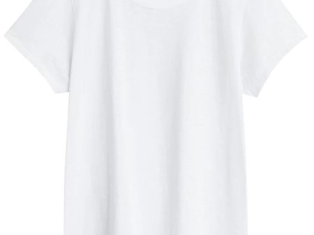 The Slub Tee in Bright White For Sale