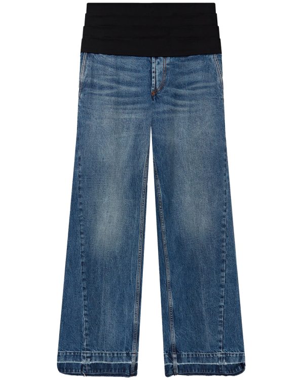 Tuxedo Jean in Vintage Blue Hot on Sale