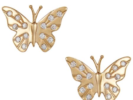 Betsy Butterfly Studs For Discount