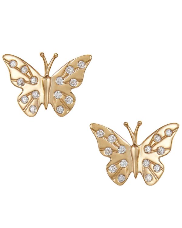 Betsy Butterfly Studs For Discount