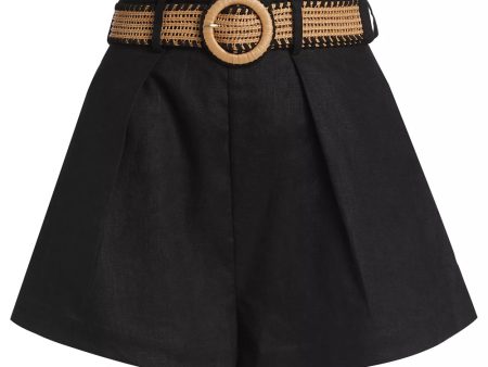 Black Lace Halliday Tuck Short Online