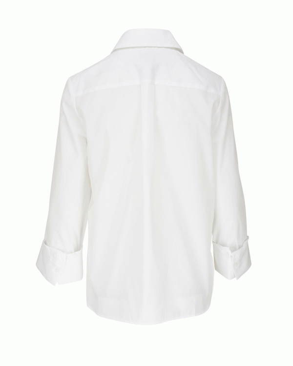 White Boyfriend Shirt Cheap