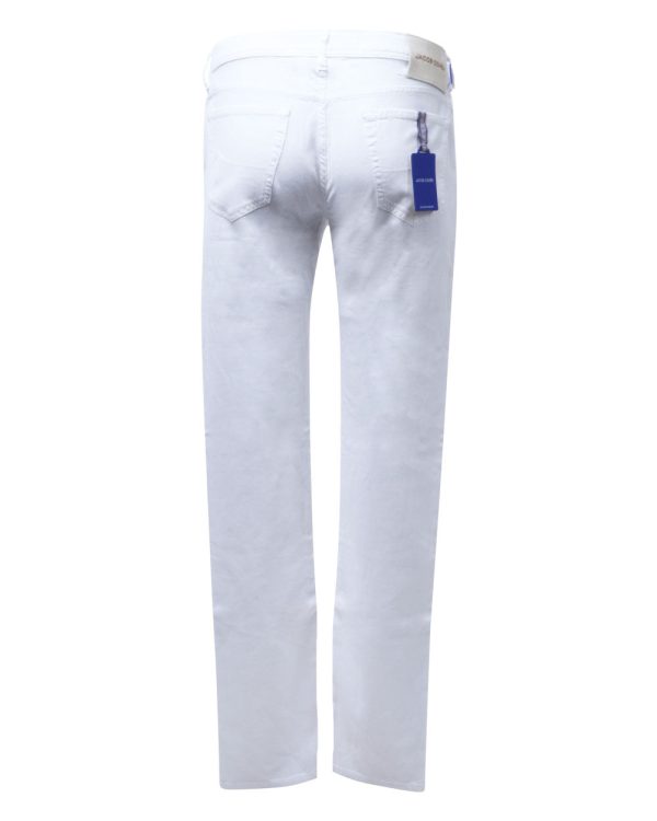 5 Pocket Pant in Optical White Hot on Sale