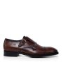 Arezzo Leather Double Monkstrap in Deco Zenzero Online Hot Sale