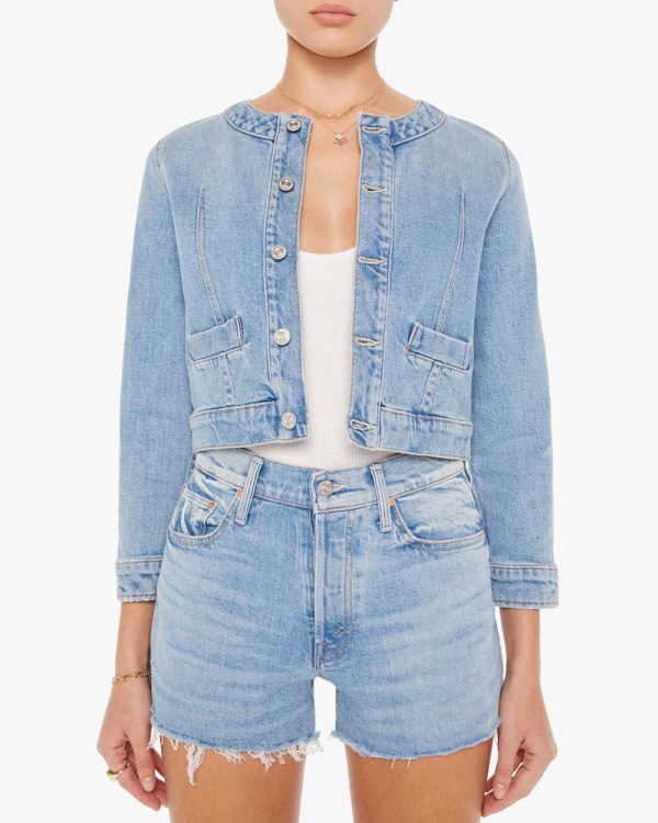 The Picky Denim Jacket in Let Them Eat Cake Hot on Sale