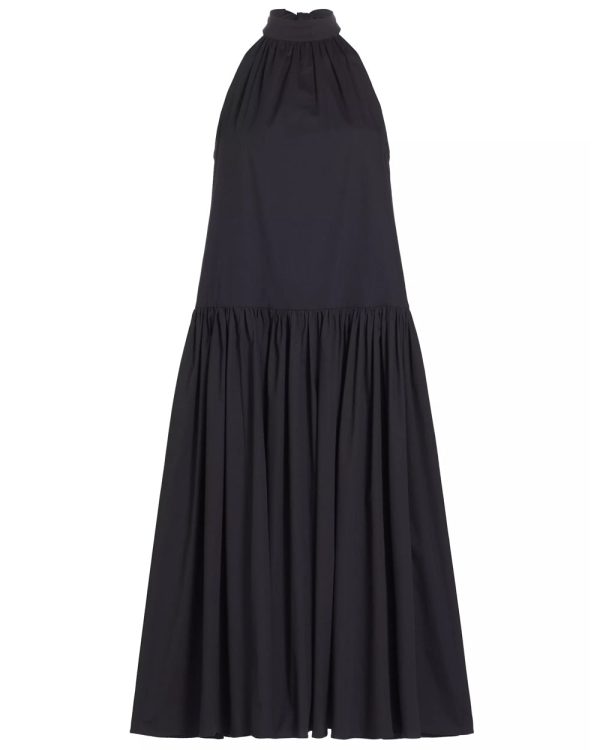 Black Marlowe Midi Dress Fashion