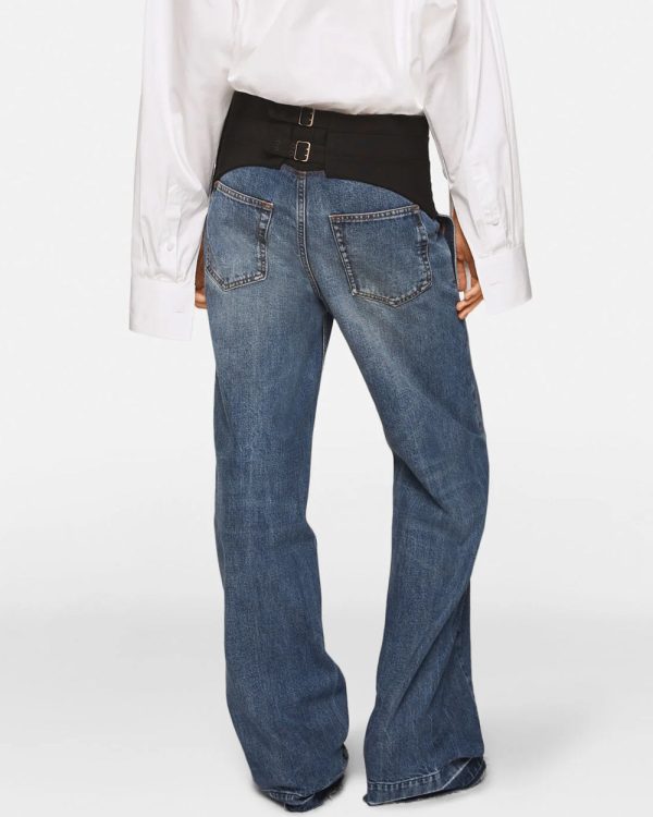 Tuxedo Jean in Vintage Blue Hot on Sale