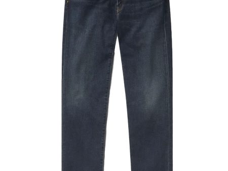 The Gage Slim Straight Cashmere Denim in Prospect For Sale