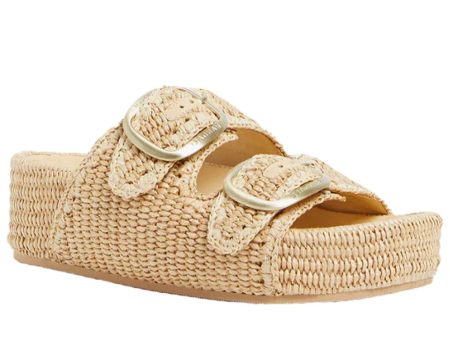 Theo Raffia Sandal in Natural Online now