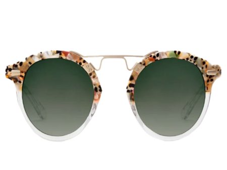 St. Louis II Sunglasses in Poppy + Crystal on Sale