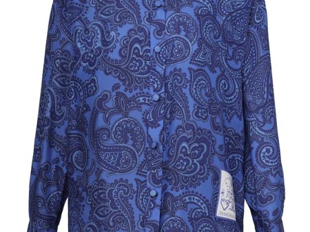 Blue Paisley Ottie Shirt Online