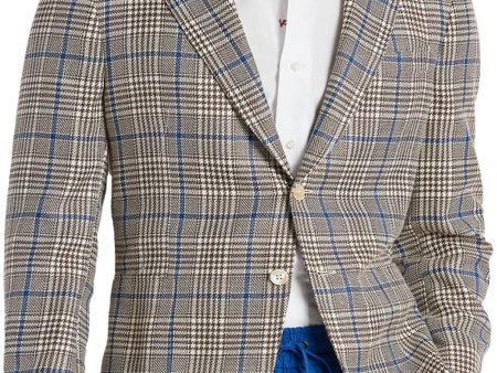 Brown Plaid Capri Sportcoat For Discount