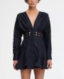 Black Keeling Mini Dress Supply