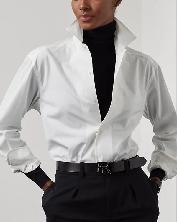 White Long Sleeve Capri Shirt Sale