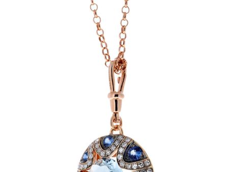 Aquamarine and Diamond Mille Une Nuits Pendant Necklace Online Hot Sale