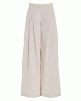 White and Khaki Faubourg Stripe Didi Pant For Sale