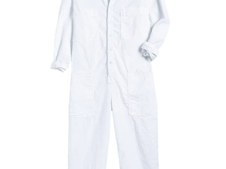 White Linen Northern Ireland Jumpsuit For Sale