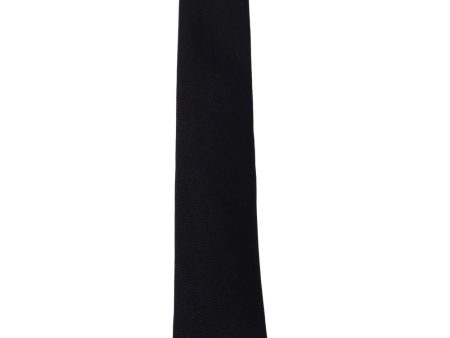 Black Textured Tie Fashion