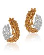 Yellow Sapphire and Diamond Earrings Cheap